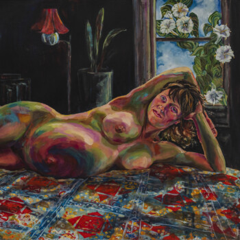 Joan Cox, oil on canvas
