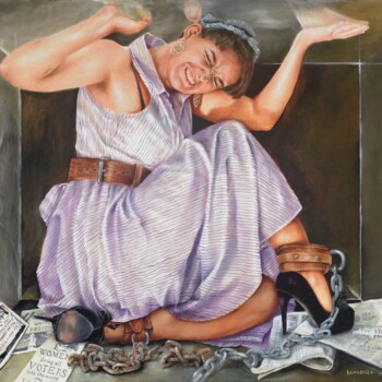 Tony Armadillo, mixed media, oil on canvas