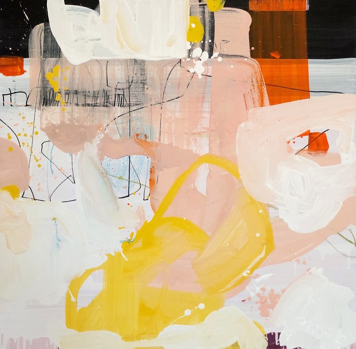 Nino Yuniardi, mixed media on canvas