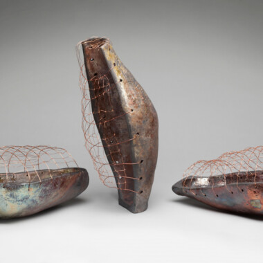 Shirah Rubin ceramics and copper wire