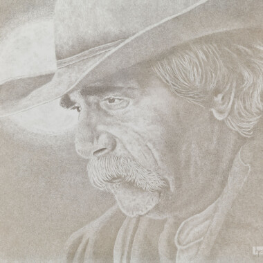 Tom Hessel silverpoint drawing