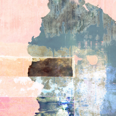 Liz Ruest digital collage, 12 layers