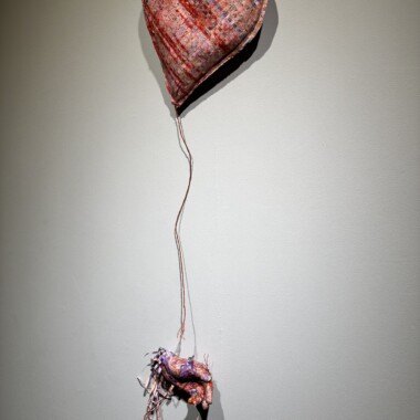 Kara Donatelli maps, paper mache, plaster, string