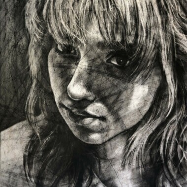 Michael Prater charcoal on paper