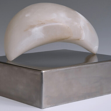 Lilian Engel alabaster on steel